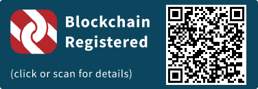 QrCode for Blockchain Registration Graphic
