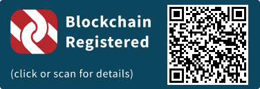 QrCode for Blockchain Registration Graphic