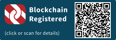 QrCode for Blockchain Registration Graphic