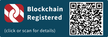 QrCode for Blockchain Registration Graphic