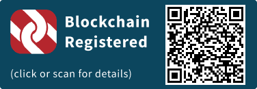 QrCode for Blockchain Registration Graphic