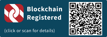 QrCode for Blockchain Registration Graphic
