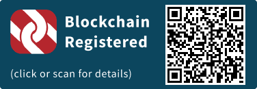 QrCode for Blockchain Registration Graphic
