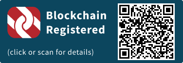 QrCode for Blockchain Registration Graphic