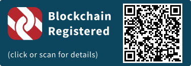 QrCode for Blockchain Registration Graphic
