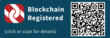QrCode for Blockchain Registration Graphic