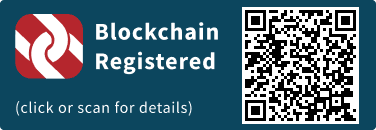 QrCode for Blockchain Registration Graphic