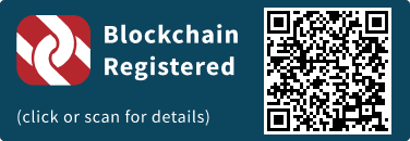QrCode for Blockchain Registration Graphic