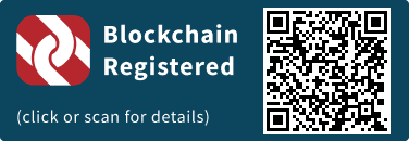 QrCode for Blockchain Registration Graphic