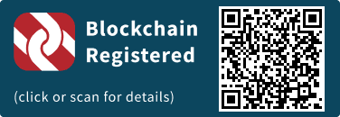 QrCode for Blockchain Registration Graphic