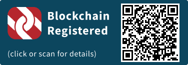 QrCode for Blockchain Registration Graphic