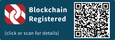 QrCode for Blockchain Registration Graphic