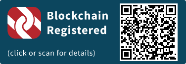 QrCode for Blockchain Registration Graphic