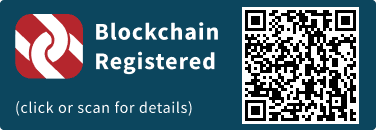 QrCode for Blockchain Registration Graphic