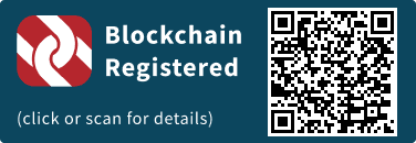 QrCode for Blockchain Registration Graphic