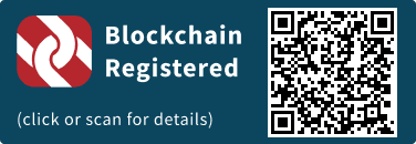 QrCode for Blockchain Registration Graphic
