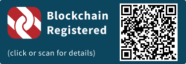 QrCode for Blockchain Registration Graphic