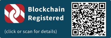 QrCode for Blockchain Registration Graphic