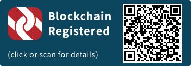 QrCode for Blockchain Registration Graphic