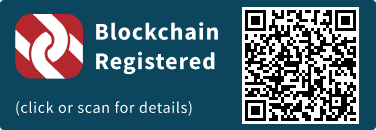 QrCode for Blockchain Registration Graphic