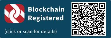 QrCode for Blockchain Registration Graphic