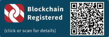QrCode for Blockchain Registration Graphic