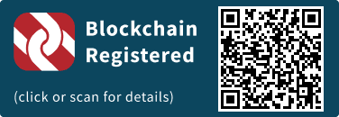 QrCode for Blockchain Registration Graphic