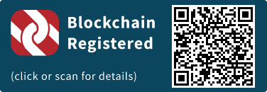 QrCode for Blockchain Registration Graphic