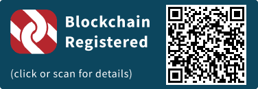 QrCode for Blockchain Registration Graphic