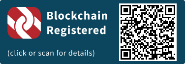 QrCode for Blockchain Registration Graphic
