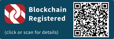 QrCode for Blockchain Registration Graphic