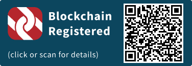 QrCode for Blockchain Registration Graphic