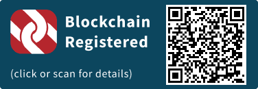 QrCode for Blockchain Registration Graphic