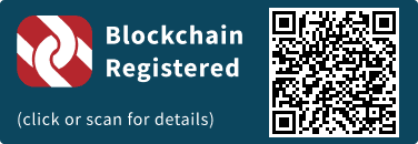 QrCode for Blockchain Registration Graphic