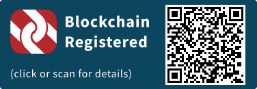 QrCode for Blockchain Registration Graphic