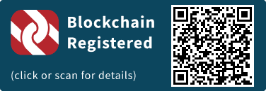 QrCode for Blockchain Registration Graphic