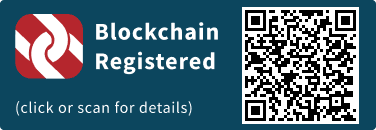 QrCode for Blockchain Registration Graphic