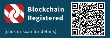QrCode for Blockchain Registration Graphic