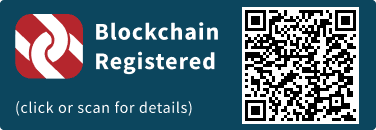 QrCode for Blockchain Registration Graphic