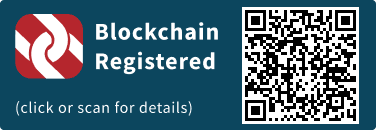 QrCode for Blockchain Registration Graphic