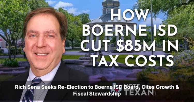 banner image for: Rich Sena Seeks Re-Election to Boerne ISD Board, Cites Growth & Fiscal Stewardship