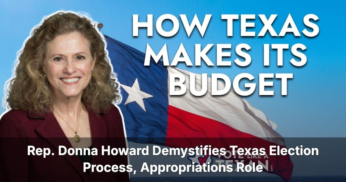 banner image for: Texas Election Insights: Rep. Donna Howard on Primaries and Budgeting