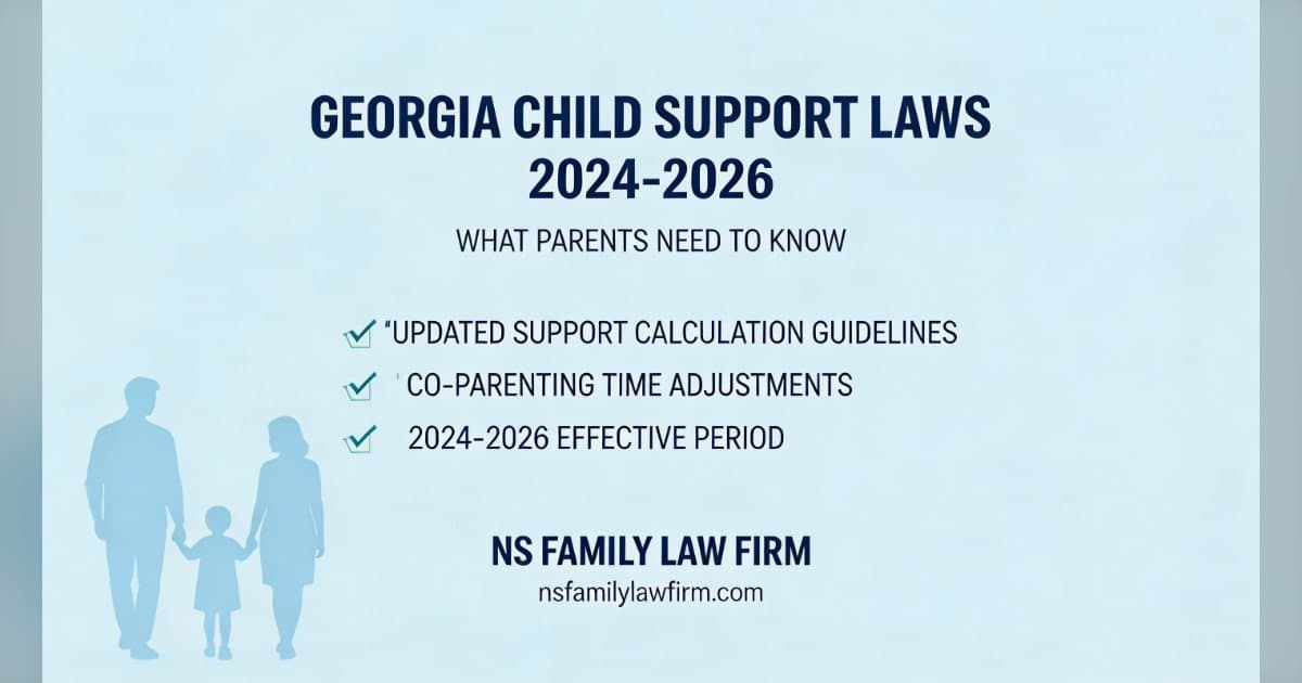 How Georgia’s 2026 Parenting Time Adjustment Changes Child Support