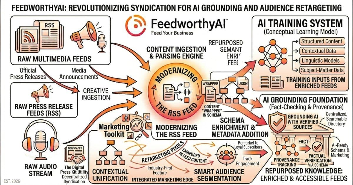 banner image for: RSS Feeds Make a Comeback as FeedworthyAI Launches to Bridge the Gap Between Publishers and Artificial Intelligence