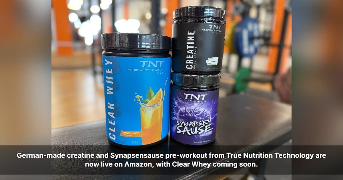 banner image for: TNT Performance Supplements Now Available on Amazon for U.S. Customers