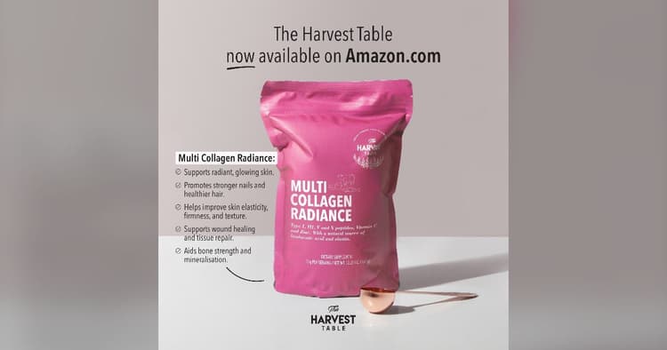 banner image for: The Harvest Table Multi Collagen Radiance Now Available on Amazon