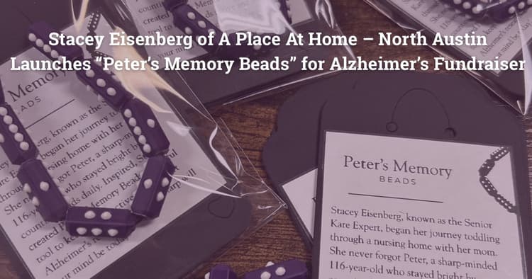 banner image for: Stacey Eisenberg’s Innovative Memory Beads Launch to Aid Alzheimer’s Research