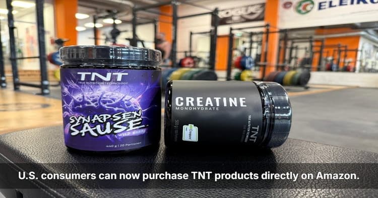 banner image for: TNT Expands Amazon Presence With German-Made Performance Supplements