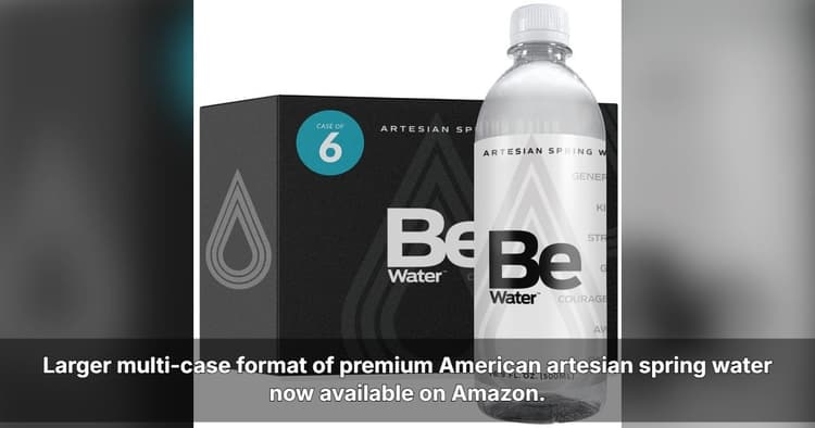 banner image for: Be Water 4-Pack Case Now Available on Amazon for Expanded Access
