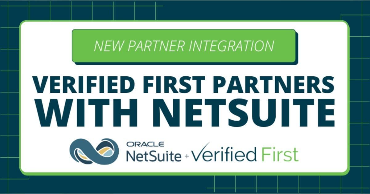 banner image for: Verified First Launches Compliant Background Screening Integration for Oracle NetSuite